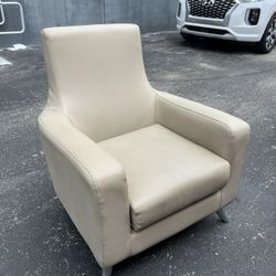 Leather Chair - White