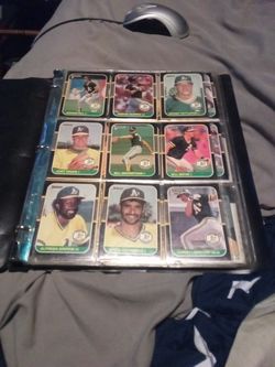 Oakland A's Baseball Cards 110 +