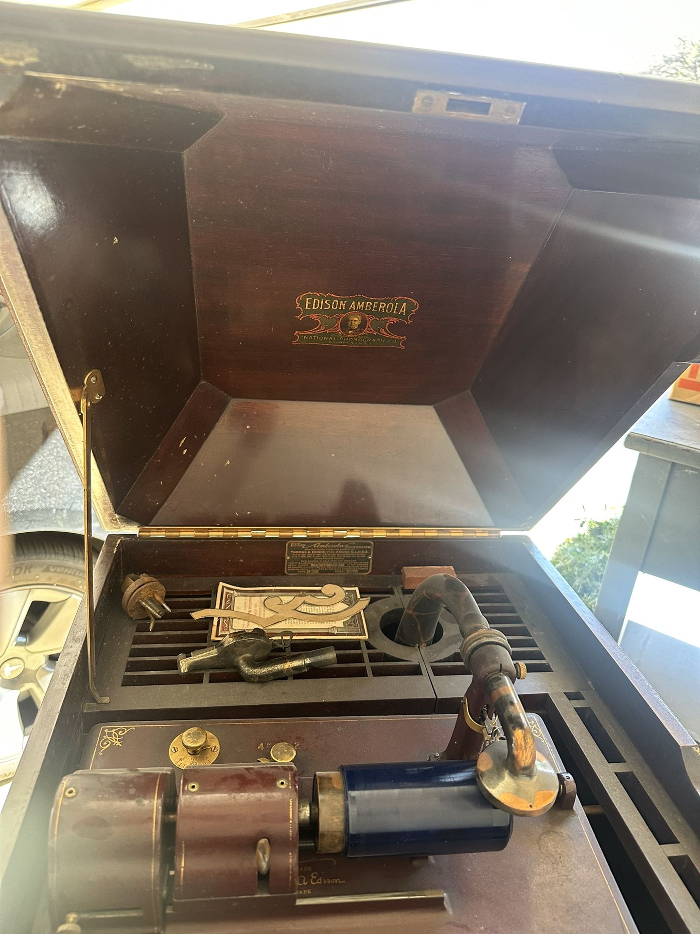 Edison Amberola Phonograph 