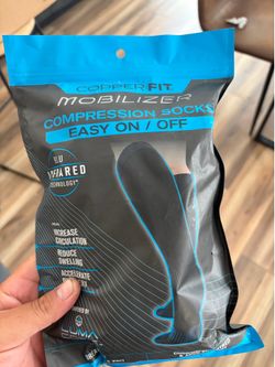 Copper Fit Mobilizer Compression Socks Easy On & Off