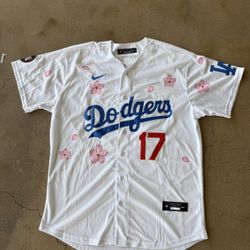 New Los Angeles Dodgers White Shohei Ohtani Japanese Jersey  