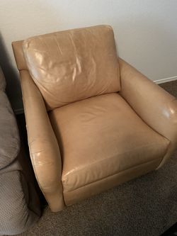 individual leather couch
