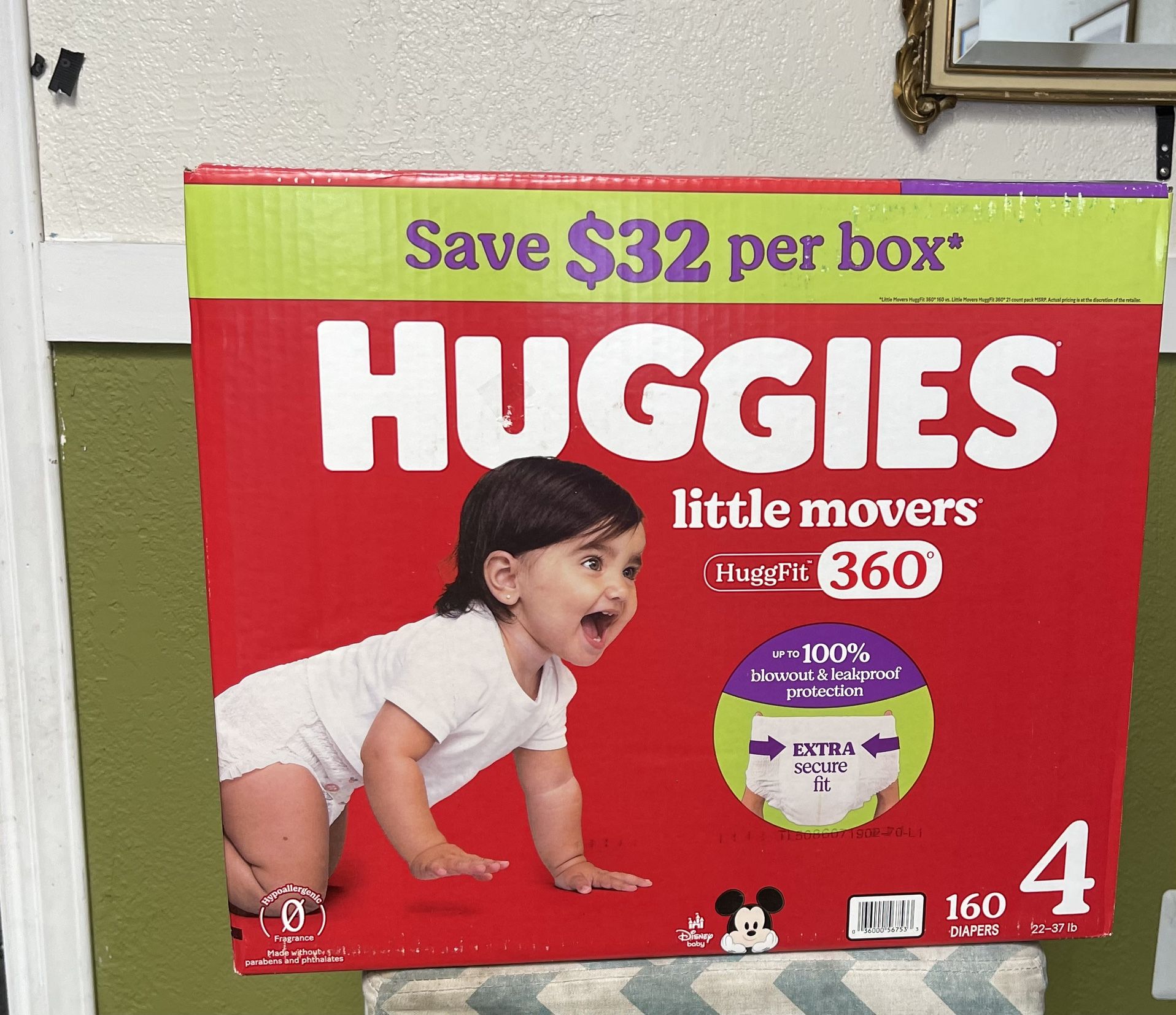 Huggies Little Movers Hugh Fit 360*#4
