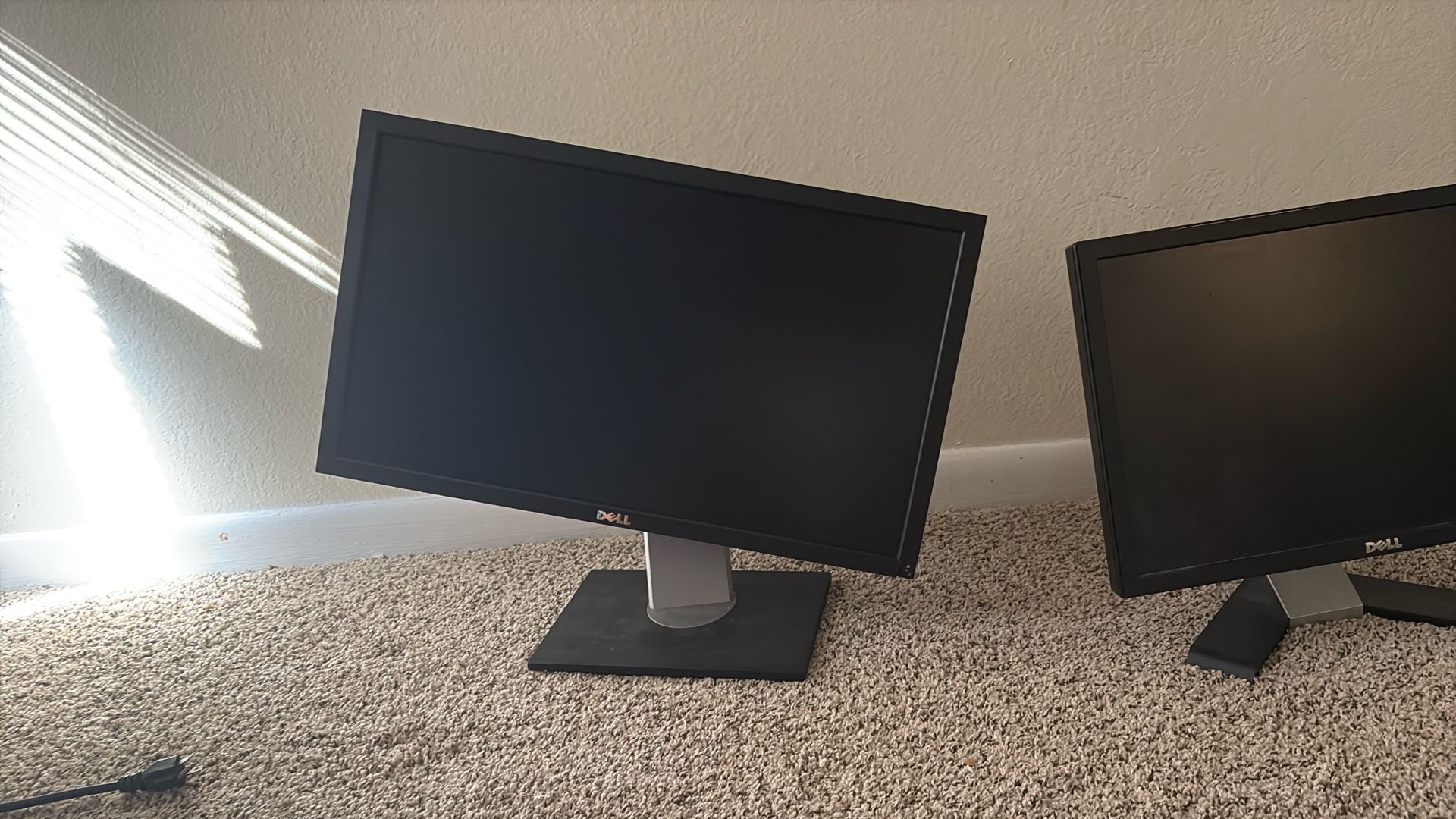 Two Desktop Monitors 