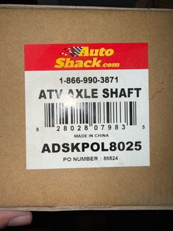New Front ATV CV Axle Shaft ADSKPOL8025 - Fits Polaris Ranger 570 / 900 / 1000