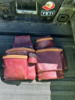 Occidental leather trim bags