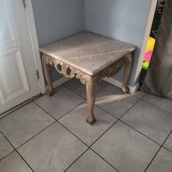 Marble Coffee Table And end Table