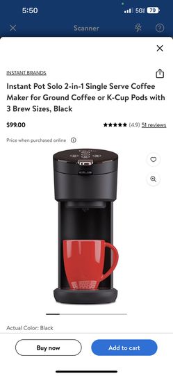  Instant Pot Solo Single Serve Coffee Maker,From the