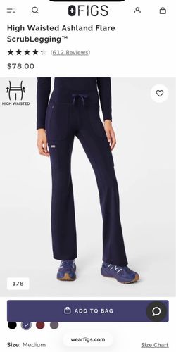 Figs Flare High Waisted Scrub Leggings