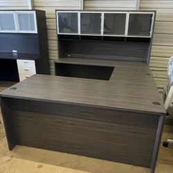 U Shaped Desk With Hutch Furniture 
