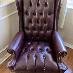 Oxblood Office Chair