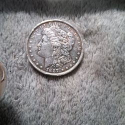 1887 silver dollar 