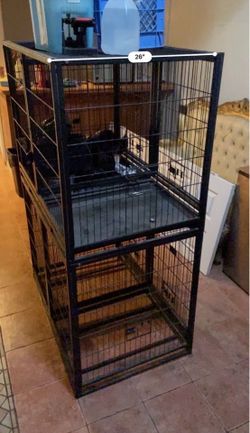 Pet waiting cages perfect for business pet grooming boarding