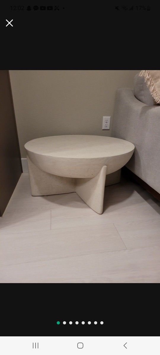 Monti Lava Stone Coffee Table (30")
