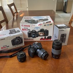 Canon EOS Rebel T6 Premium Kit