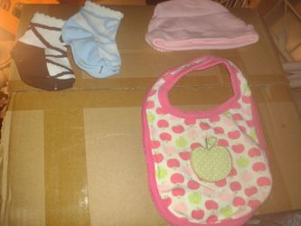 New baby girl bibs