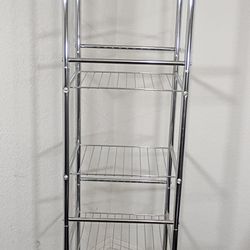 6 Tier Metal Rack 57" H x 13.5"W x 13.5 D