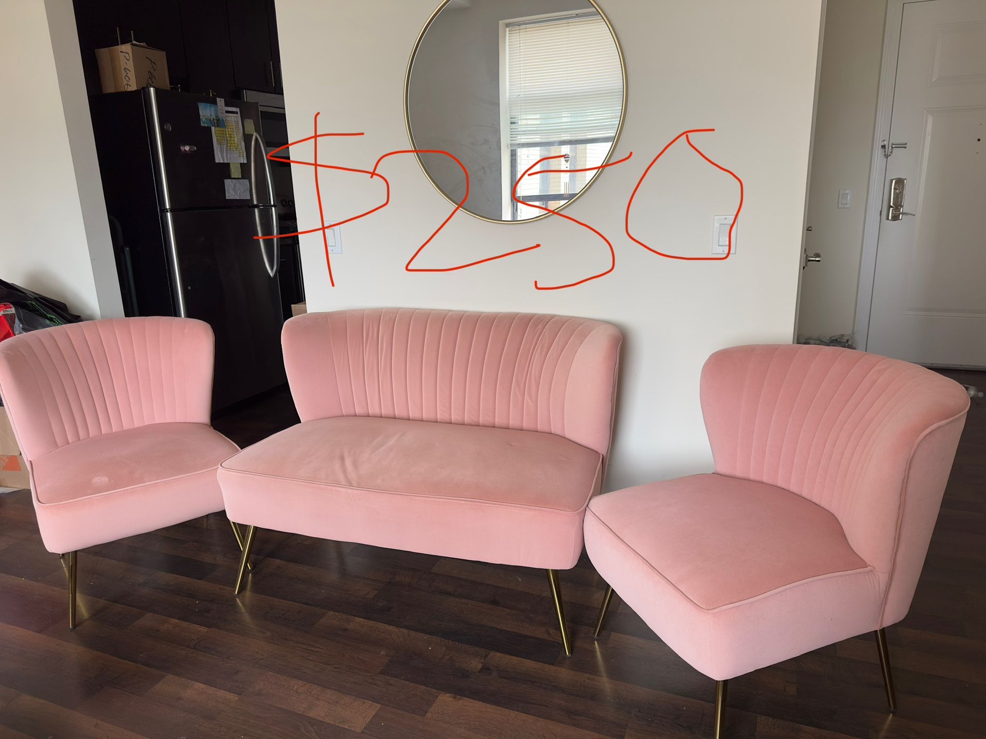 Premium Pink Sofa
