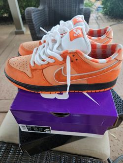 Sb dunk low orange lobster size 9.5 Used
