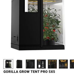 (2) Gorilla Grow Tent Pro 5x5 and (2) 10 inch Hurricane Inline Fan