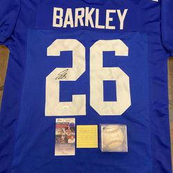 Saquon Barkley Autographed New York Giants Jersey