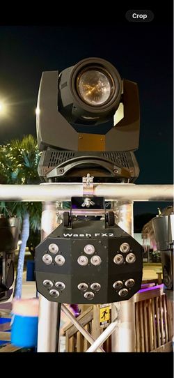 Chauvet FX2 wash lights 2X