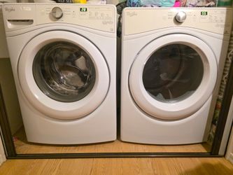 MOVING NEED GONE ASAP Whirlpool Front Load Washer & Dryer Set – Large Capacity – $500 OBO