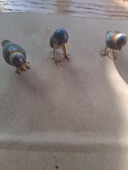 cloisne bird figurines
