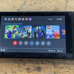 Nintendo Switch with Gray Joy‑Con Video Game System Hand Held 