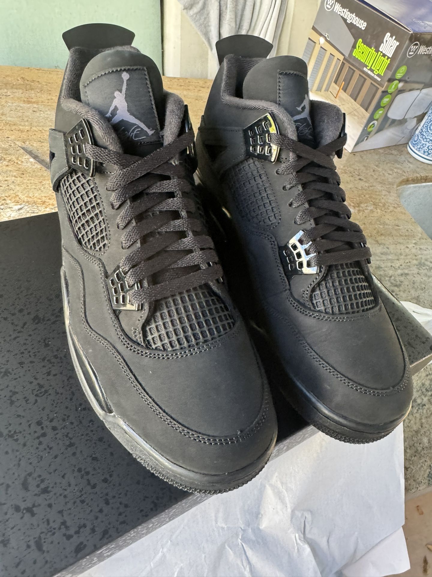 Jordan four black cat size 13