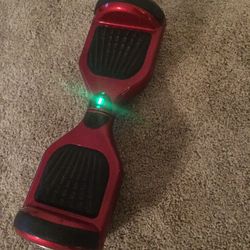 Red hoverboard