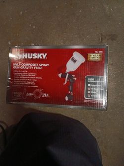 HUSK  HVLP Composite Spray Gun Gravity Feed