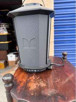 This is a Monster GLO 2 outdoor multi-color lantern speaker