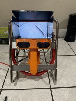 Sewer Camera with Distance Counter,65FT/20M,7''IPS Sewer Inspection Camera with DVR, IP68 Plumbing Snake with 12 LEDs for Home,Duct Drain Pipe