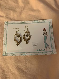 Stella & Dot Juliette gem drop earrings