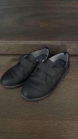 Boys black dress shoes