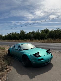 1996 Mazda Miata Widebody Custom Teal paint