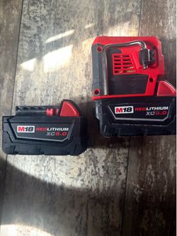 milwaukee batteries/ portable charger