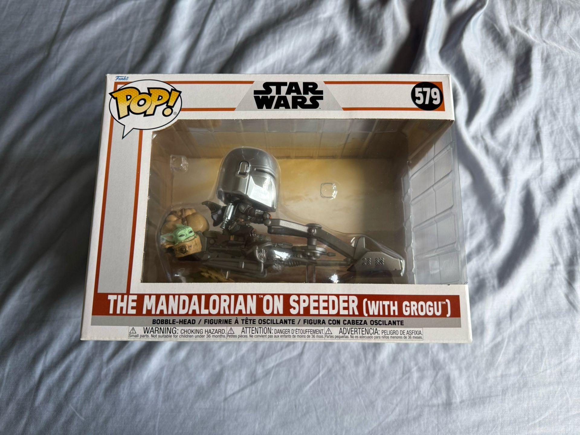 Star Wars Funko - Mandalorian on speeder with Grogu 579