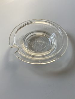 vintage korean glass ashtray