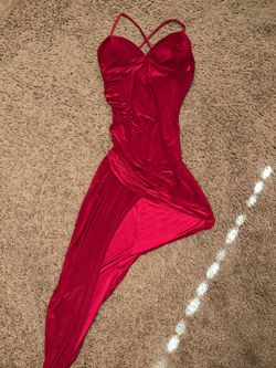 Windsor Red Silky mini Dress
