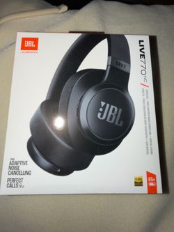 JBL Live 770NC Wireless Noise Cancelling Headphones – Black – Brand New Sealed