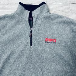 *VINTAGE* ESPN Magazine Fleece Zip Pullover XL
