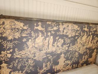 Asian Inspired Canopy Bed Frame With Duxiana Motorized Box