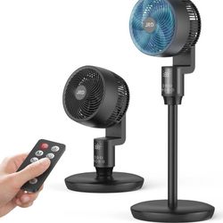 Standing Fans, Quiet Floor Fan, 100ft Pedestal Fans for Room, 6 Speeds, 3 modes