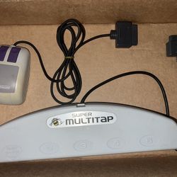 Super Multitap & Mouse Controller for Super Nintendo