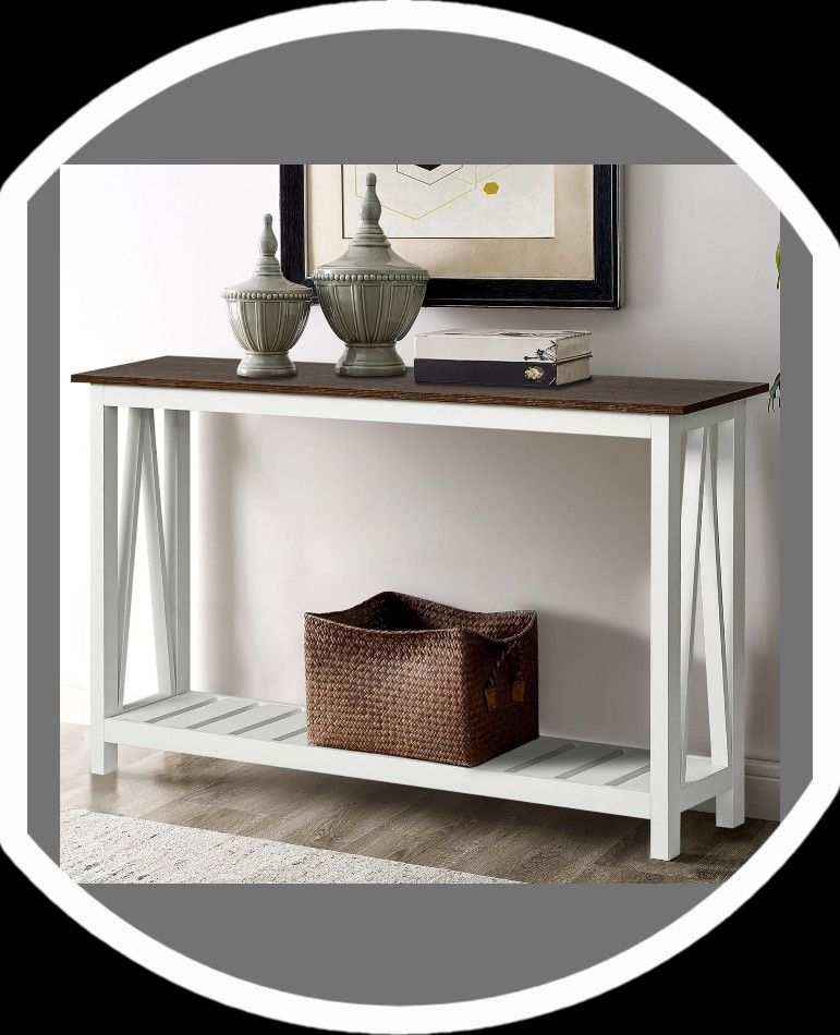 ChooChoo Farmhouse Console Table, 