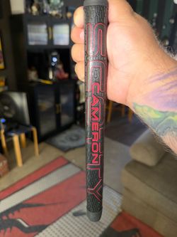 Scotty Cameron Putter Grip Black Red