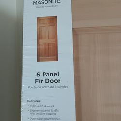 Brand New 6 Panel Fir Door
