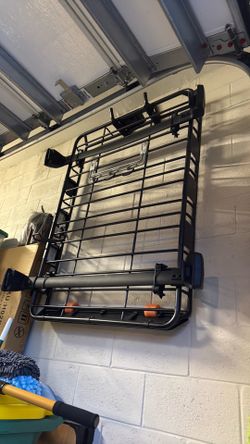 Roof rack 54" x 39" x 5" Roof Rack Cargo Basket with Extension
